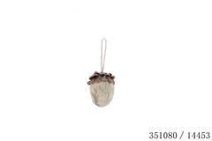SUSP GLAND ARGENT 7X7X8CM POLY