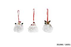 ASST3 BOULE POMPON 4X3X5CM