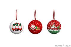 ASST3 BOULES METAL DIA7CM