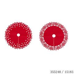 JUPE DE SAPIN FEUTRINE ROUGE JUPE DE SAPIN FEUTRINE ROUGE