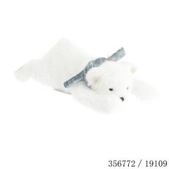 OURS BLANC COUCHE 26X12X8CM EC