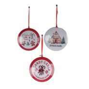 PLAQUE RONDE METAL 3ASS 11X2X1