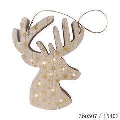 SUSPENSION CERF EN BOIS - LED SUSPENSION CERF EN BOIS - LED
