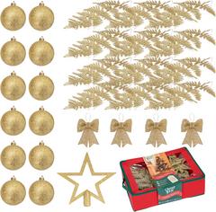 KIT DECORATION DE SAPIN DORE