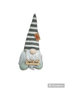 GNOME TISSU 14X14X34CM VERT BL