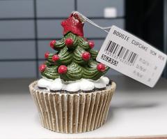 BOUGIE CUPCAKE 9CM VERT