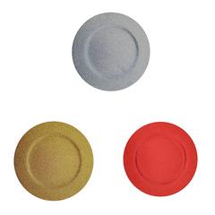 ASST3 DESSOUS ASSIETTE PLASTIQ