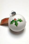 BOULE A SUSP VERRE MOTIF FEUIL