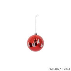 BOULE A SUSP MOTIF SAPIN D8CM
