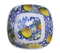 SALADIER CARRE IMPRIME CITRON SALADIER CARRE IMPRIME CITRON