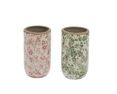VASE FLORAL EN GRES - 2 ASST VASE FLORAL EN GRES - 2 ASST