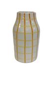 VASE A RAYURES EN DOLOMITE