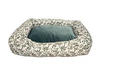 PANIER CHIEN IMPRIME FEUILLAGE PANIER CHIEN IMPRIME FEUILLAGE