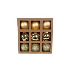 SET9 BOULES OR D6CM