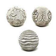 BOULE DECORATIVE EN MAGNESIE BOULE DECORATIVE EN MAGNESIE