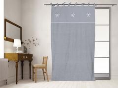 RIDEAU NOUETTES 135X250 GRIS