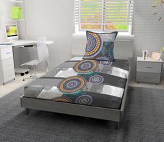 PARURE DRAPS MANDY GRIS