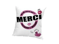 HOUSSE COUSSIN 40X40 JM BLC