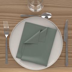 X3 SERVIETTES DE TABLE VERT