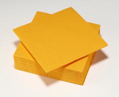 50 SERVIETTES PAPIER MANDARINE
