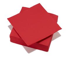 50 SERVIETTES PAPIER ROUGE