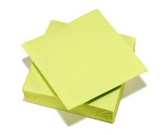 50 SERVIETTES PAPIER VERT ANIS