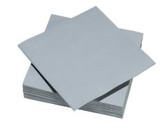 50 SERVIETTES PAPIER GRIS