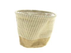 CACHE POT JUTE 28X22CM CACHE POT JUTE 28X22CM