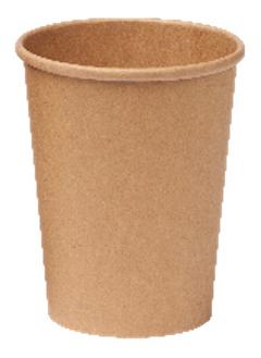 X12 GOBELETS 24CL KRAFT