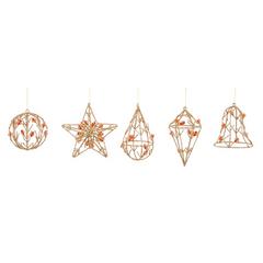 SUSPENSION METAL PERLES HT8CM