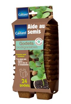 24 GODETS 6X6 CARRES CAILLARD