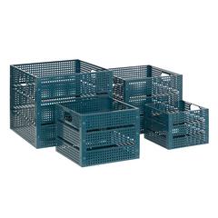 /4 CAISSE METAL BLEU AZAE