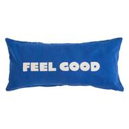 COUSSIN BRODE BLEU 35X75CM COUSSIN BRODE BLEU 35X75CM