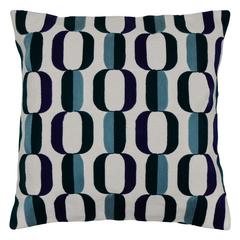 COUSSIN DECO 45X45CM BLEU