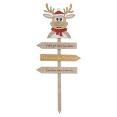 PANCARTE BOIS RENNE H.120CM