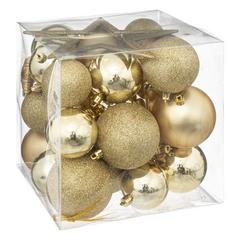 KIT 35 BOULES OR