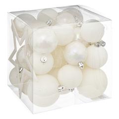 KIT 35 BOULES BLANC