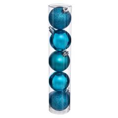 SET 5 BOULES DE NOEL 50MM