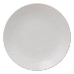 ASSIETTE PLATE LEAF - BLANC