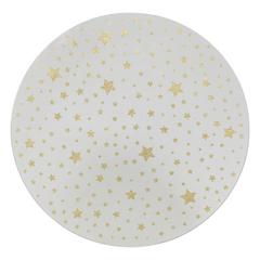 PLAQUE MIROIR ETOILE DORE