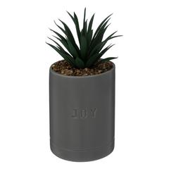 PLANTE POT CERAMIQUE GRIS PLANTE POT CERAMIQUE GRIS