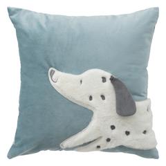 COUSSIN CARRE DALMATIEN BLEU