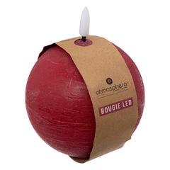 BOUGIE BOULE LED ROUGE