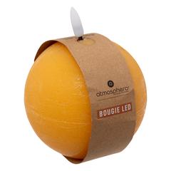 BOUGIE BOULE LED JAUNE