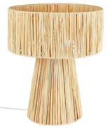 LAMPE A POSER ORANE EN RAPHIA LAMPE A POSER ORANE EN RAPHIA