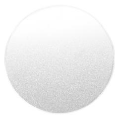 PLAQUE MIROIR ARGENT D.10CM