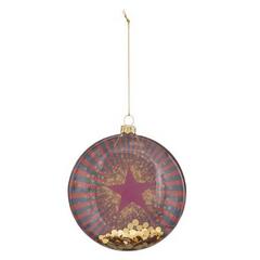 BOULE DE NOEL EN VERRE 80MM