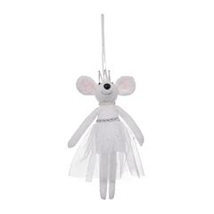 SUJET NOEL SOURIS BLANCHE