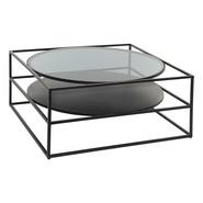 TABLE BASSE VERRE & METAL YOHO