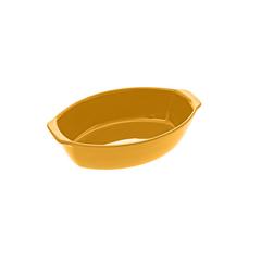 PLAT OVALE 28X17 JAUNE
